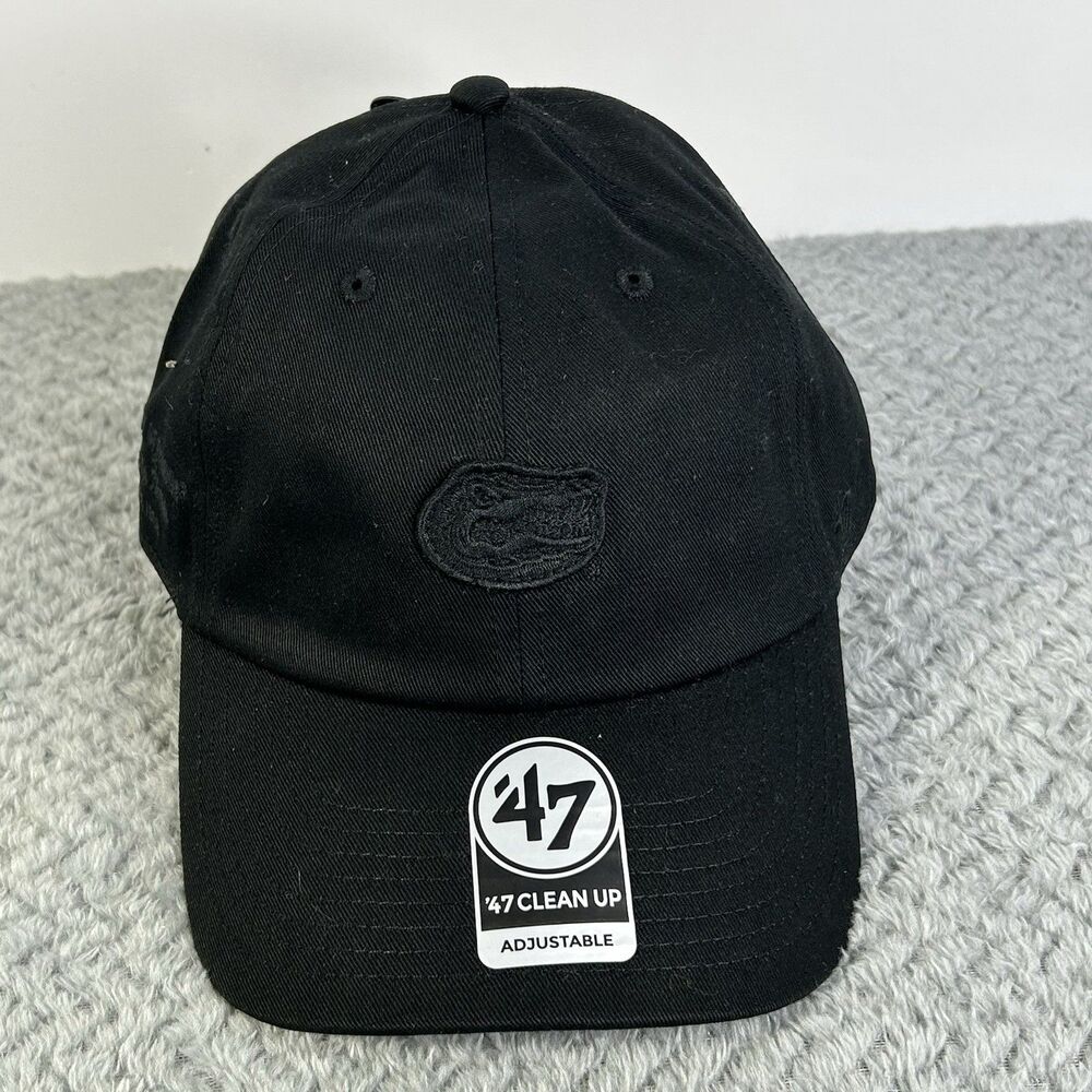 University Of Florida Gators 47 Brand Clean Up Strapback Adjustable Black/Black
